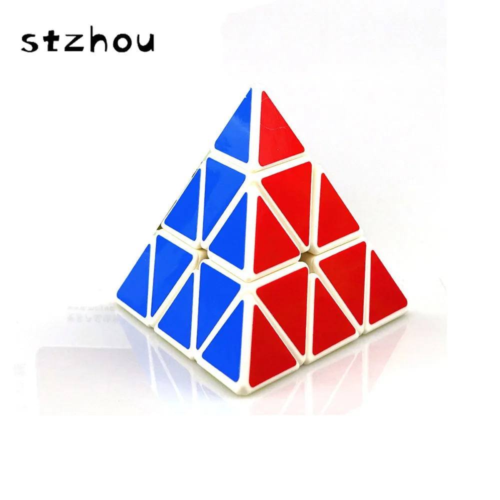 StZhou Triangle Pyramid Pyraminx Magic Cube Speed Puzzle Twist Cubes Educational Toys For Children Kids cubo