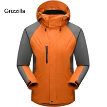 Grizzilla Мужская походная водонепроницаемая куртка 9 цветов ветровка толстое флисовое дышащее спортивное пальто Кемпинг ветрозащитная куртка