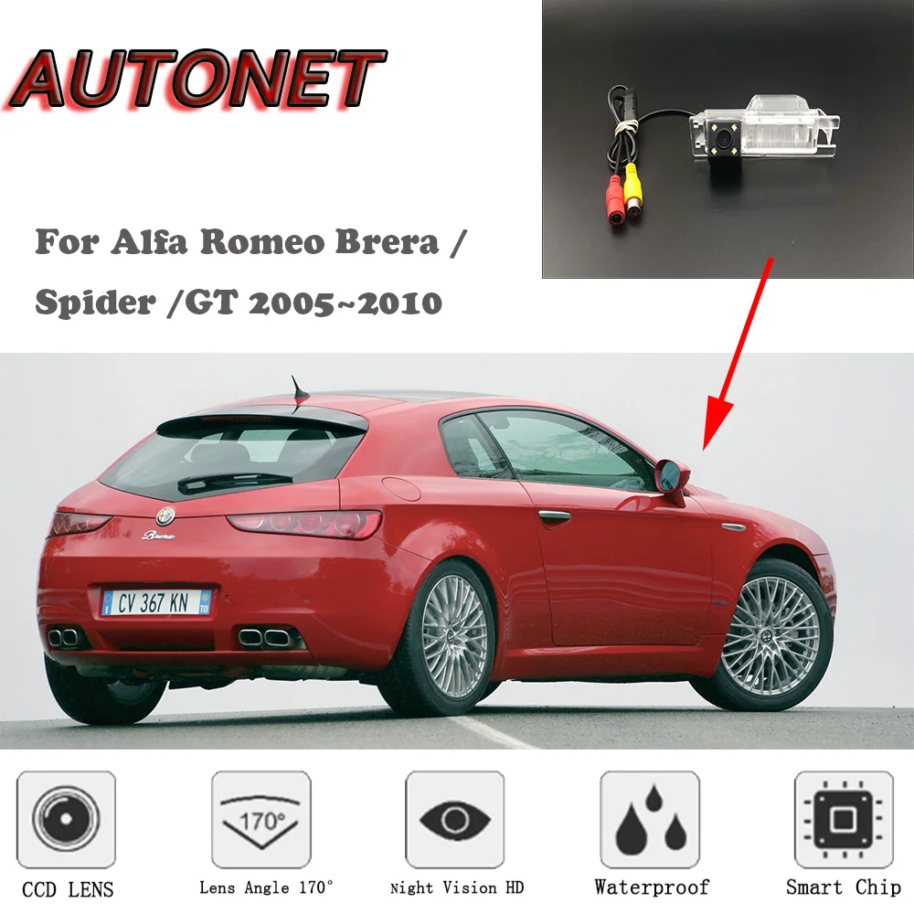 

AUTONET HD Night Vision Backup Rear View camera For Alfa Romeo Brera / Spider /GT 2005~2010 /CCD /RCA Standard /Parking Camera