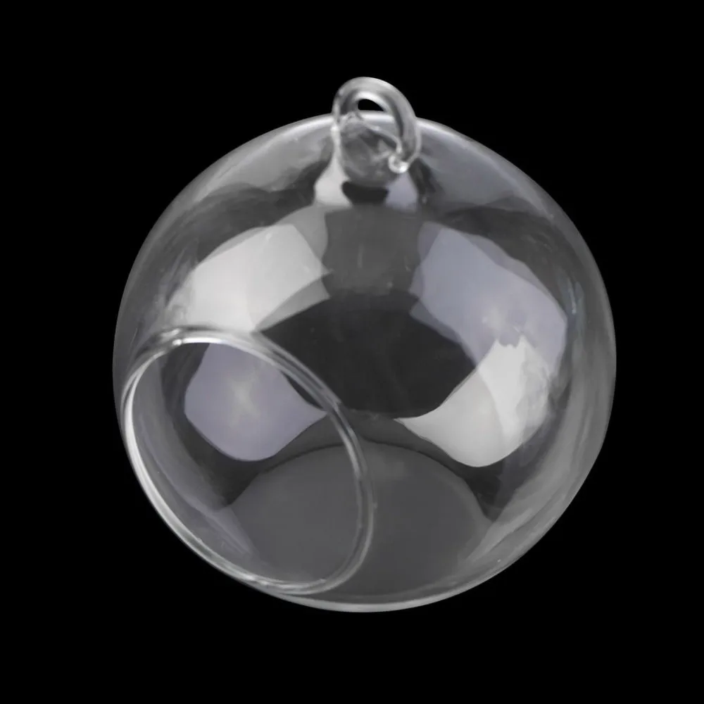 12 шт./6 8 см прозрачный шар в форме шара ясно висят ваза стеклянная для цветов террариумные растения ящик для хранения Контейнер микро пейзаж DIY для свадьбы