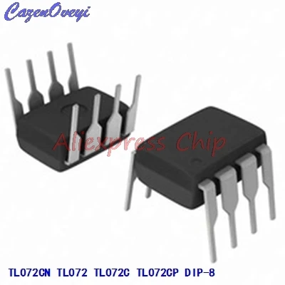 

1pcs/lot TL072CN TL072 TL072C TL072CP DIP-8 = NJM072D 072D Amplifiers - Op Amps Dual Low Noise JFET new original In Stock