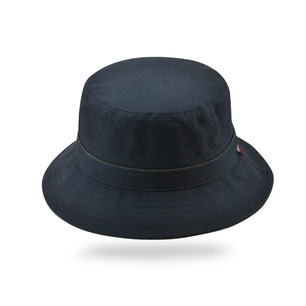 TOHUIYAN,, простые одноцветные шляпы, для мужчин и женщин, летние, Chapeu Feminino, хлопок, защита от солнца, Bob, кепка, удобные, рыбацкие, Панамы - Цвет: blue