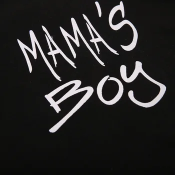 Newborn Mama's Boy Kids Baby Boy Clothing Set Casual T Shirts Top Denim Shorts Pants 2pcs 1