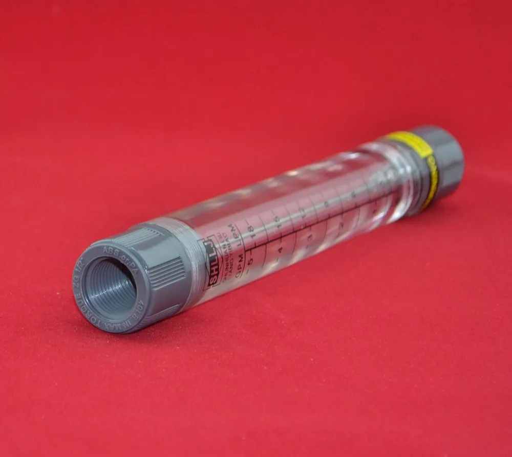 

LZM-20G series acrylic tube type rotameter[4-40Nm3/h] for gas industry flow meter fitting Female 3/4"BSP or NPT