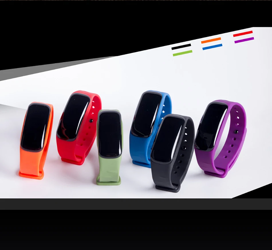 New C1 Smart Bracelet Bluetooth Heart Rate Blood Pressure Oxygen Monitor Health Smartband Activity Tracker Pedometer