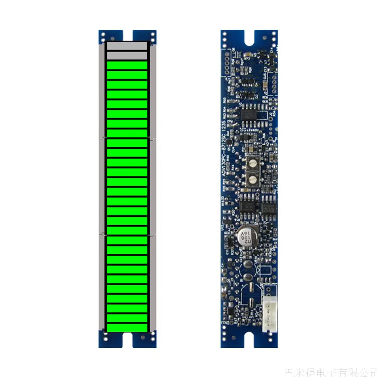 

Volume display light bar, 30 segment LED display module, level, volume display