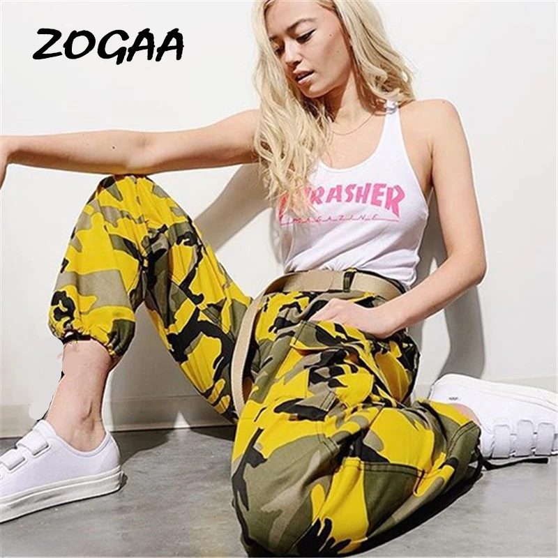 5XL Женские брюки с высокой талией Pantalon Femme карго до щиколотки спортивные уличная