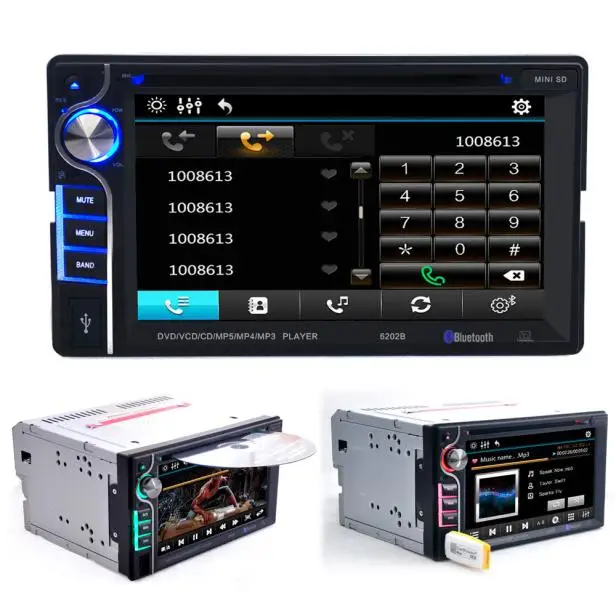

2019 NEW Double 2 Din 6.2 In Dash Stereo Car DVD CD Player Bluetooth Radio+ Camera For mazda gj cx-5 acessorios cx3 6 3 For ford