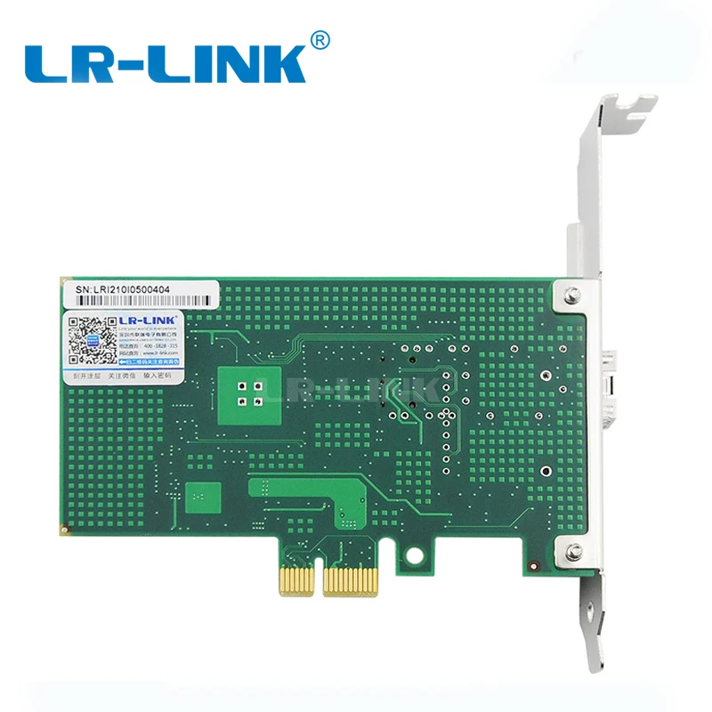 LR-LINK 6230PF-SFP PCI-e PCI Express Gigabit Ethernet карта волоконно-оптический сетевой адаптер 1000Mb Intel I210 Nic