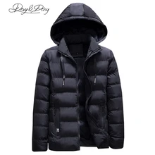 DAVYDAISY,, мужские парки, одноцветные, повседневные, зимние, мужские пуховики с подкладкой, теплые, толстые, мужские парки, пальто, брендовая одежда, DCT-235