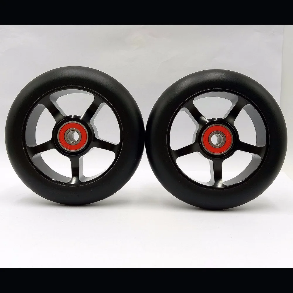 2 Wheels Freestyle Stunt Scooter 100mm Wheels With High elastic Wear
