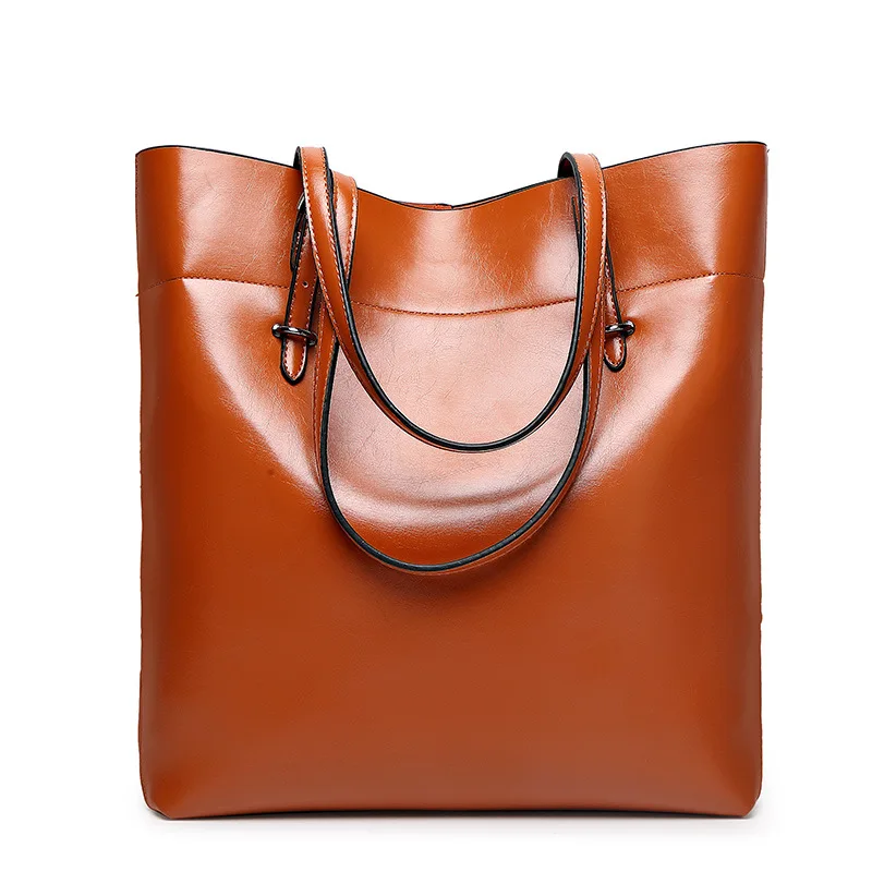 

Women leather bags Ms Fashion Women Handbags Tote Vintage Large Capacity Shoulder Bag Women tote Bolsas femininas sg06