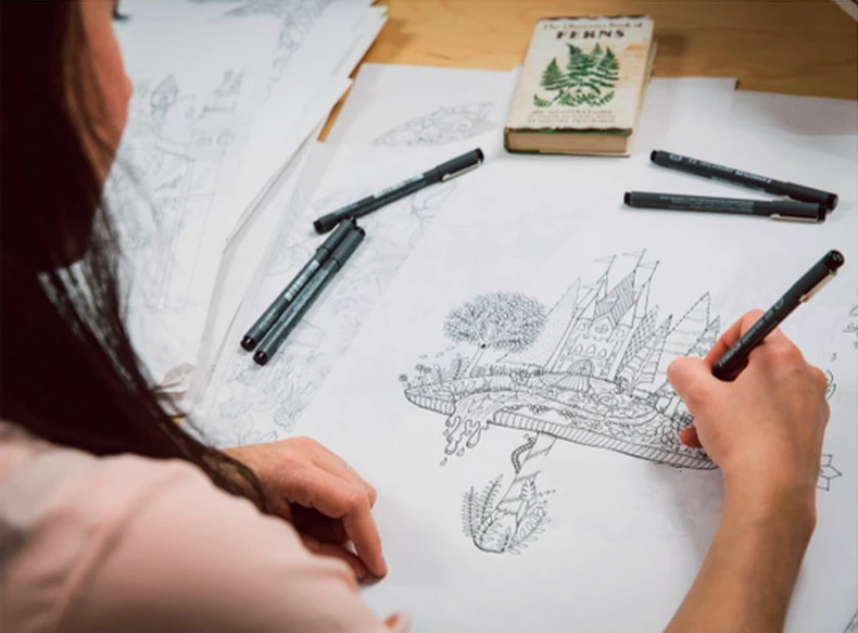 Германия Staedtler 308 пигментный лайнер гелевая ручка ручная роспись для рисования