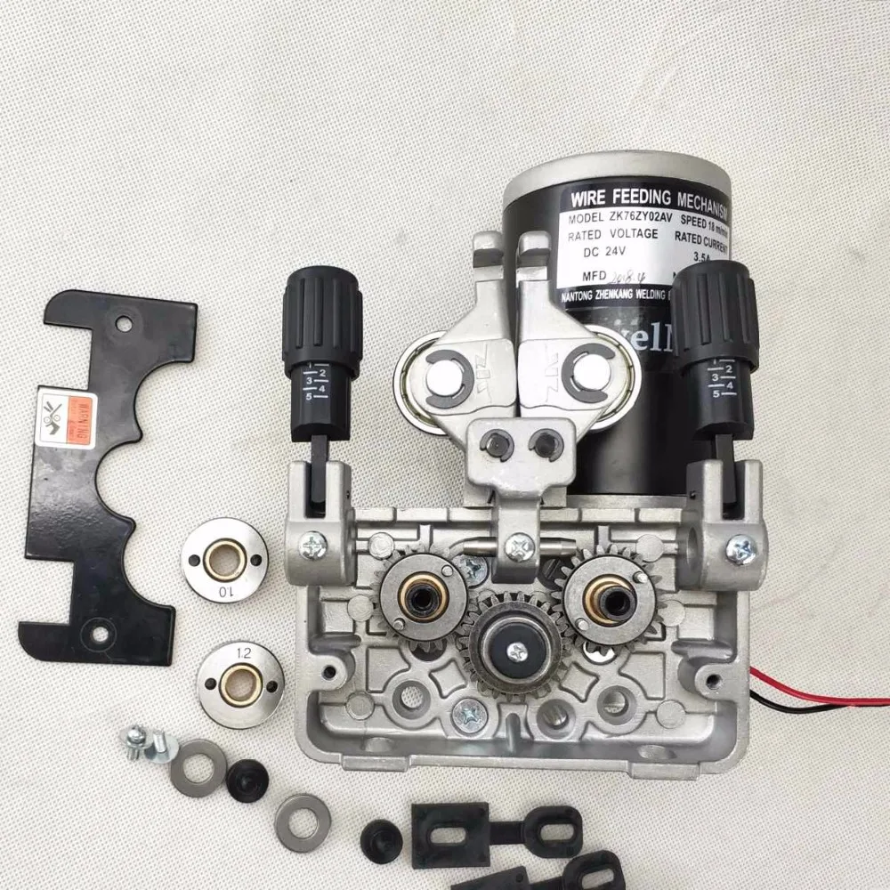Wire Feeder DC 24V Double Drive Welding Wire Feeding Assembly ZK 76ZY-02AV for MIG/MAG Welder Welding Machine 3