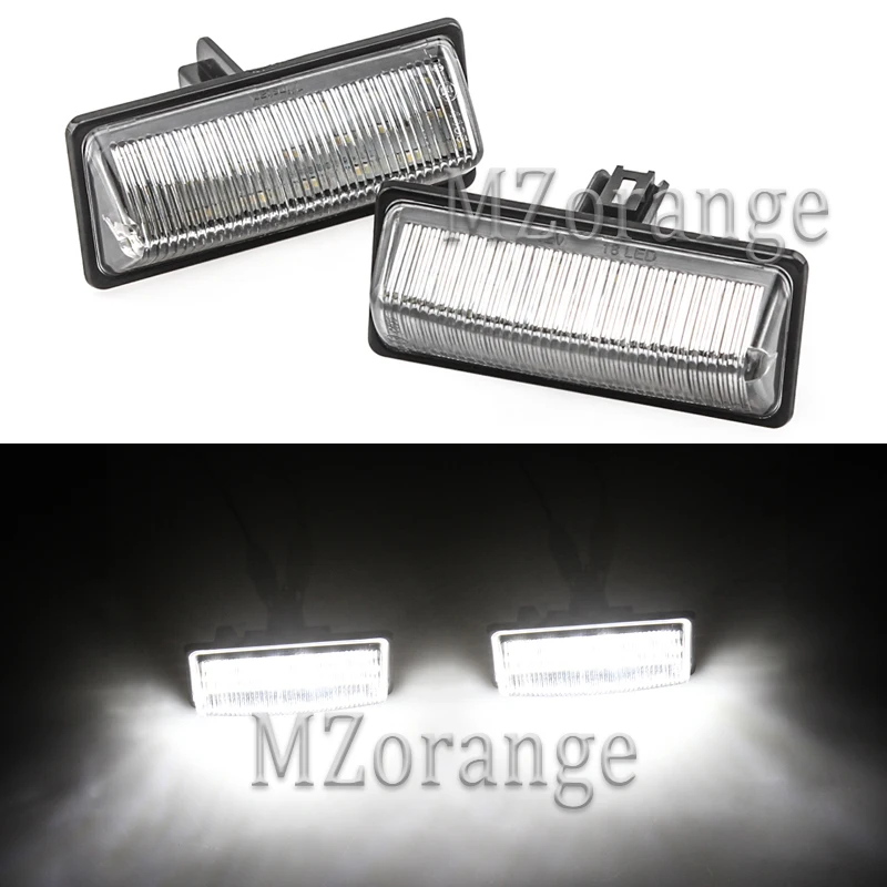 MZORANGE 2 шт./компл. подсветка номерного знака для Nissan TEANA Motorola Da NV350 солнечное сильфи