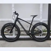 Новейший полностью карбоновый 2" fat bike 197 мм через ось популярный карбоновый Снежный велосипед высокого качества fat велосипедная рама 2 года гарантии