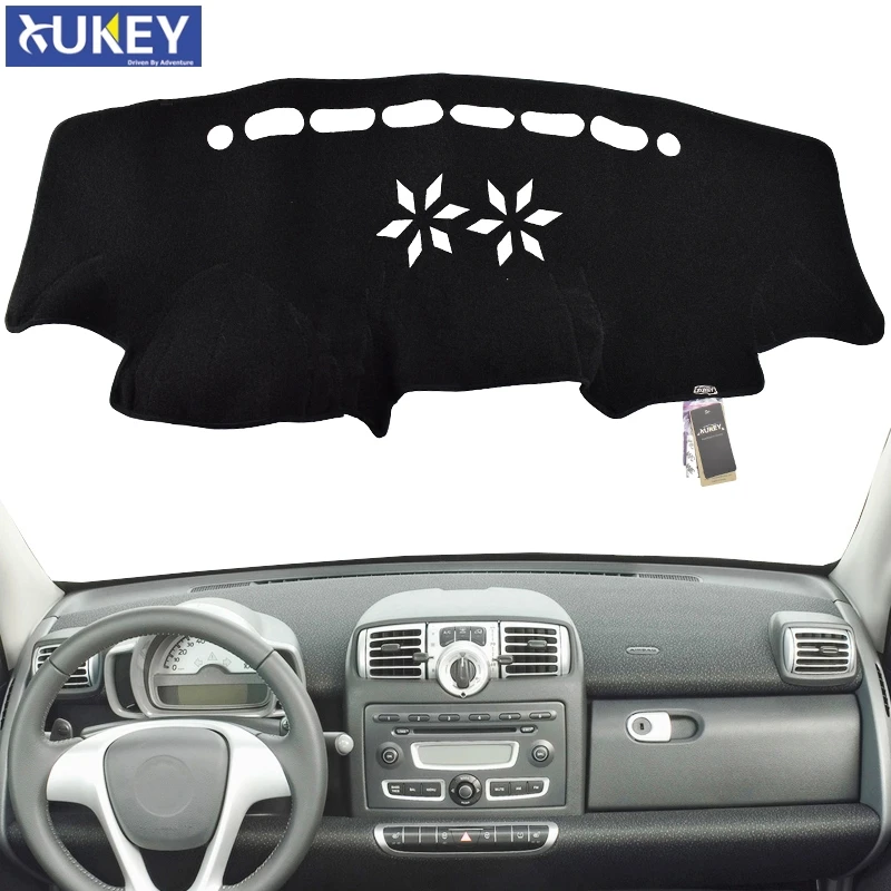 

Xukey Dash Mat Dashmat Dashboard Cover Sun Shade Dash Board Cover Carpet For Mercedes-Benz Smart Fortwo 2008-2011 2012 2013 W451