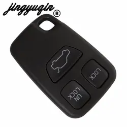 Jingyuqin 3 кнопки Key Shell для Volvo S70 V70 C70 S40 V40 XC90 XC70 новая Замена Uncut лезвие ключа автомобиля чехол