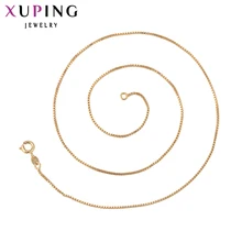 Xuping ファッションネックレス新デザインビッグロングネックレスゴールドカラーメッキネックレス女(China)