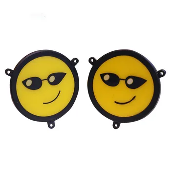 

2 Pcs New Arrival High Power Flexible Round Shape face LED Daytime Running Light COB Fog Lights Soft DRL Fit For Universal Cars