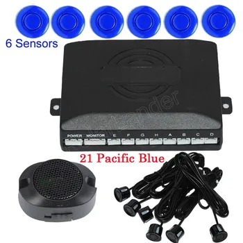 

Car2 front parking sensors 4 Reverse parking Sensors 6 detector sensors backup reverse radar soud alert buzzer auto
