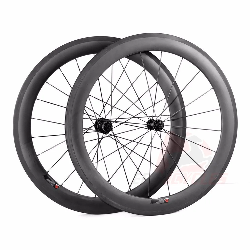 Бескамерные готов 700c мм 60 мм x 25 U форма углерода довод дорожный велосипед колёса Велосипедный спорт колесная выбран/Новатек/колесо для