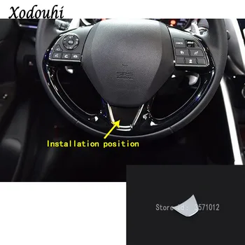 

For Mitsubishi Eclipse Cross 2017 2018 2019 2020 Car Cover Steering Wheel Interior Kit Switch Trim Frame Stick Type U Moulding