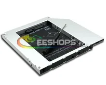 2nd HDD Caddy Second Hard Disk Enclosure DVD Optical Drive Bay for Apple MacBook Pro Core 2 Duo MB166LL/A A1261 2008 Laptop Case