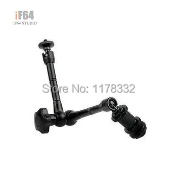 

11 Inch Magic Arm Camera Bracket 1/4 Hot Shoe Connector for Camera LCD Monitor LED Light