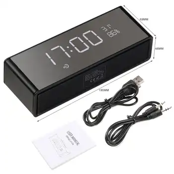 Abuzhen Bluetooth Speaker Receiver Super Bass Portable Enceinte Wireless Speaker for Phone Computer Support TF FM Alarm Clock