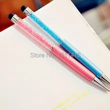 2 в 1 кристаллический Стилус ручка с бриллиантами емкостный сенсорный экран экранные ручки для iPhone 5C 5S 5 6 для samsung Galaxy S4 Note 2 3 для htc M8 M9