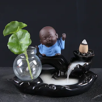 

nverted pottery furnace ceramics bridges water ornaments sandalwood stove incense burner incense and thread