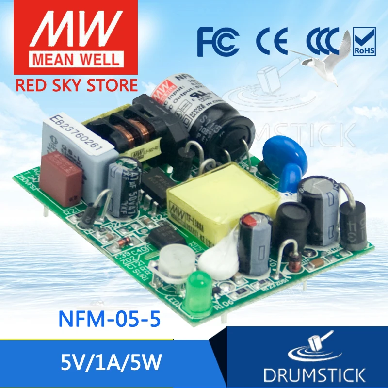 

Advantages MEAN WELL NFM-05-5 5V 1A meanwell NFM-05 5V 5W Switching Power Supply