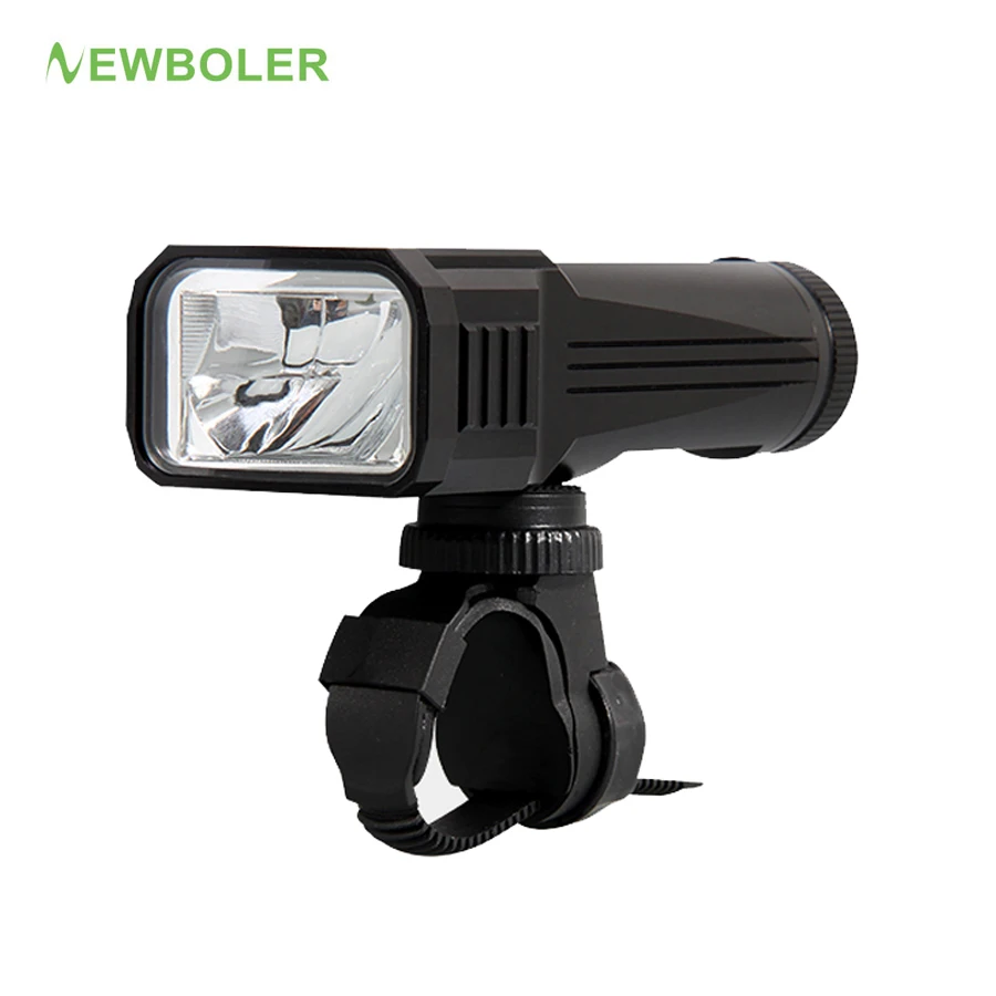 

NEWBOLER Bicycle Light German Certification Floodlight USB Rechargeable Bike Front Light LED Waterproof Flashlight Accessories