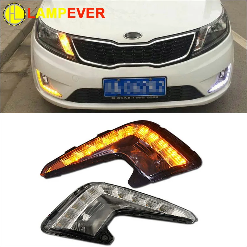 Car DRL Kit for KIA K2 Rio 2011 2012 2013 2014 LED Daytime Running