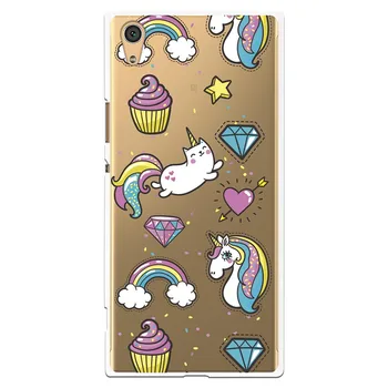 

Stand case Unicorn Cupcake WP004 costume drawing for Sony Xperia XA1 Ultra
