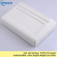 Пластиковый корпус, электрическая коробка, abs распределительная коробка для проводов, сделай сам, проект, электронный источник питания, чехлы для инструментов на заказ, 200*145*54 мм