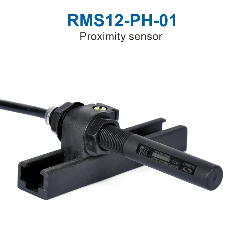 

RMS12-PH-01 PNP or NPN Clylindrical hall effect magnetic proximity sensor for elevator lift floor level sensing