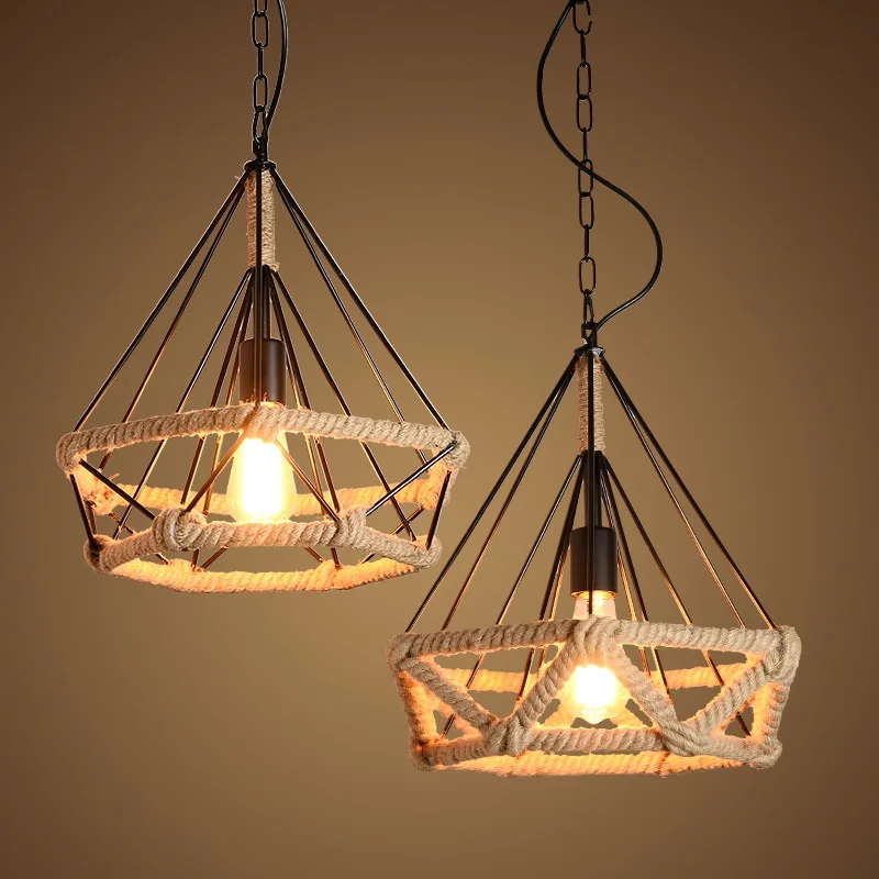 Us 88 0 20 Off Led Rope Hanging Lights Loft Chandelier Restaurant Suspended Lamps Living Room Lighting Fixtures Cafe Deco Suspension Luminaires In