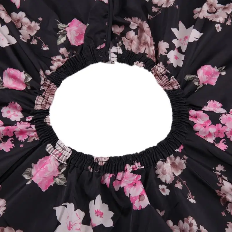 Flower Pattern Cutting Hair Waterproof Cloth Salon Cape Hairdressing Hairdresser Apron Haircut capes