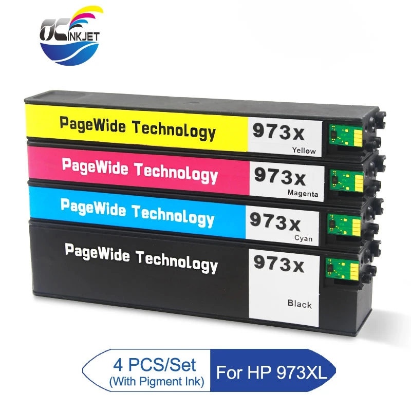OCINKJET для HP 973 XL Восстановленный чернильный картридж PageWide 352dw 377dw 452dn/dw 477dn/dw 552dw 577dw