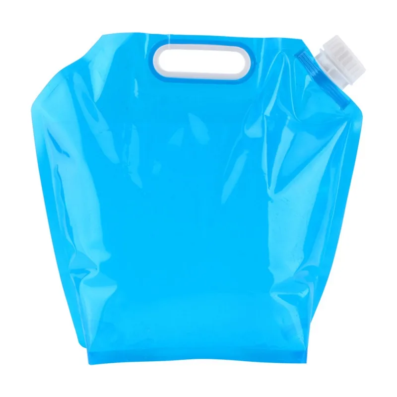 

5L 10L Foldable Water Bag PE Tasteless Safety Seal Portable Drinking Water Container Survival Storage Bag for Camping Hiking BBQ