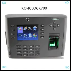 IClock700 Биометрические Время Регистраторы с tcp/ip контроля доступа по отпечаткам пальцев и время посещения с Камера