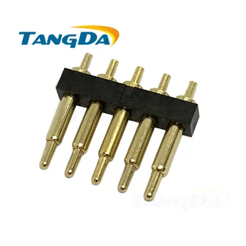

pogo pin connectors 5PIN 5P DIP thimble test pitch:2.54mm 2.54 pogopin height: 4 4.5 5 5.5 6 6.5 7 7.5 8 9 10 11 12 14 16 AG