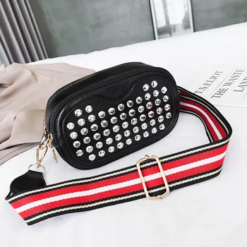 

Chic Broadband Small Bag Woman 2019 New Pattern Korean Fashion Diamond Small Square Package Joker Single Shoulder Satchel Trend