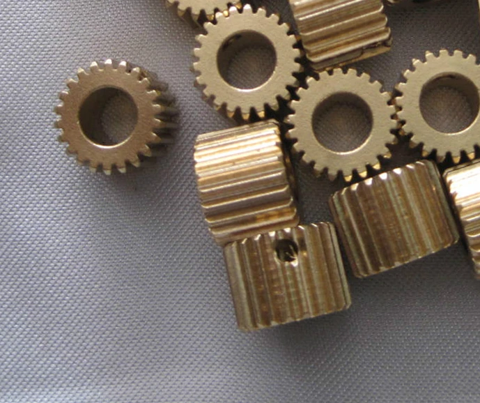 

1PCS 0.5M 22T copper gear,0.5 module 22 tooth,For 6mm/5mm,thickness 9mm, jackscrew M3