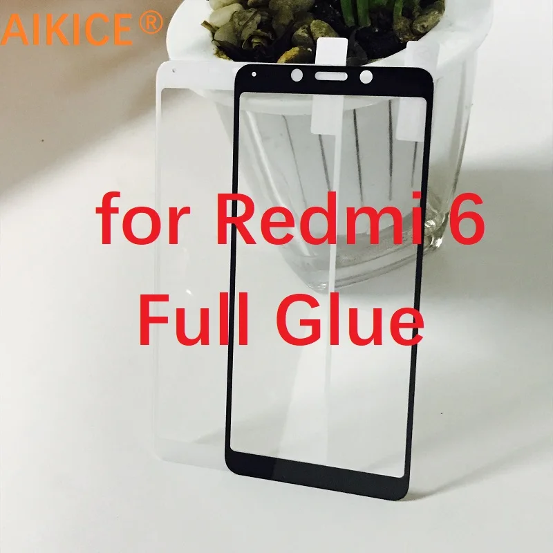 redmi 6 tempered glass