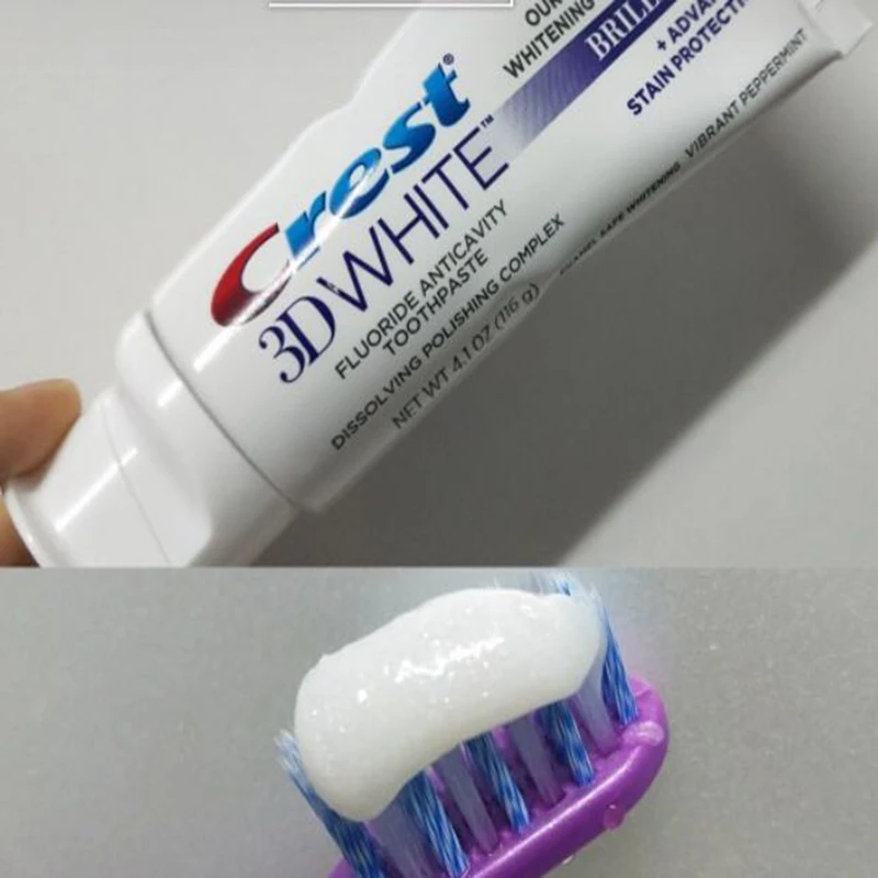 Generic Crest Toothpaste 3d White Brilliacnce Fluoride Anticavity