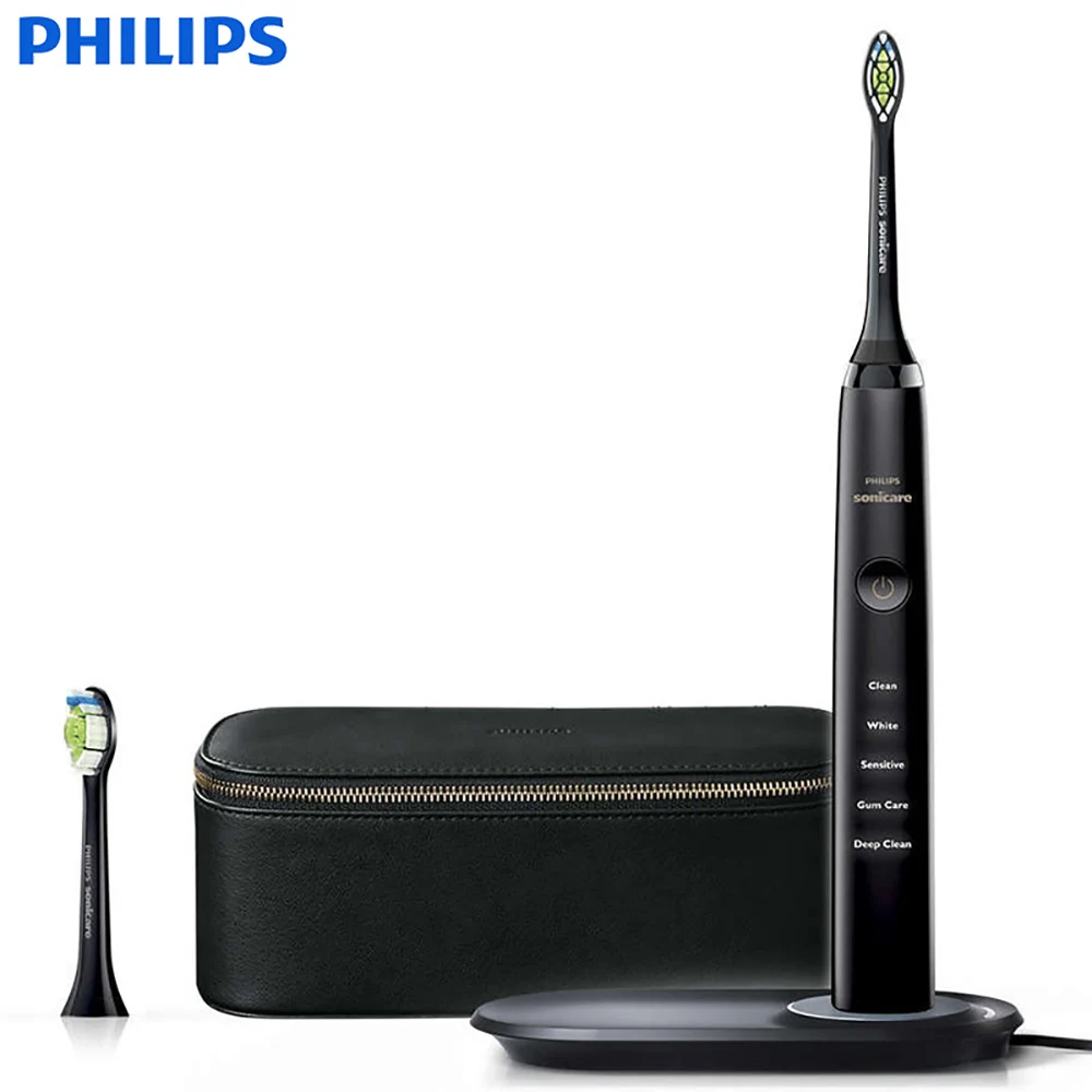 Philips DiamondClean Acoustic Wave HX9392 Electric Toothbrush Adult Wireless Cordless Speed 31000R/M Five brushing patterns