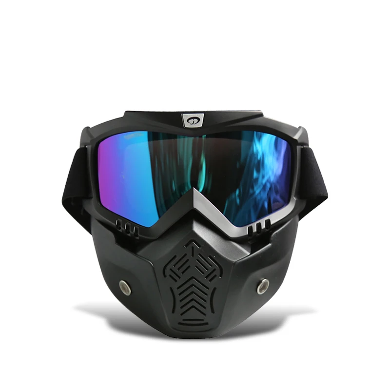 Jiepolly Motorcycle Riding Sunglasses Helmet Goggles Mask Windproof Off
